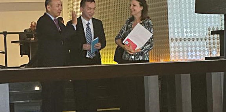Diana Mondino met this week with the Chinese ambassador to Argentina. (Photo: Ariel Grinberg/Clarín) Diana Mondino met this week with the Chinese ambassador to Argentina. (Photo: Ariel Grinberg/Clarín)